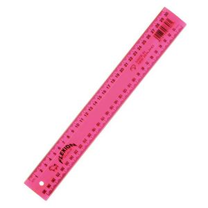 Measurement Rulers Scales: Taurus Flexion Flexible Ruler 30cm Pink