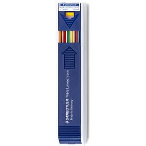 Lead For Mechanical Clutch Pencils: Staedtler Mars Drawing Leads 204-S Lumochrom 2mm Tube of 12 Assorted Colours