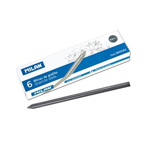 Lead For Mechanical Clutch Pencils: Milan 5.2mm Lead B for Mechanical Pencil Pack of 6