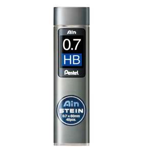 Lead For Mechanical Clutch Pencils: Pentel Ain Stein Leads HB 0.7mm Tube of 40