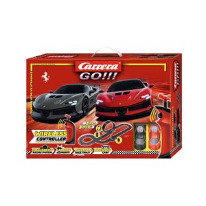 Carrera Slot Car Sets: Carrera GO!!! Ferrari Supercar Power Wireless Slot Car Racing Set – Ferrari SF90 XX Stradale – 1:43 Scale