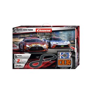 Carrera Slot Car Sets: Carrera Evolution Fame and Flames Slot Car Set – 1:32 Scale with Mercedes-AMG GT3 & KTM X-BOW
