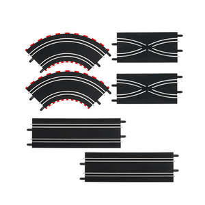Carrera GO!!! Extension Set 1 – 6pk Track Expansion for 1:43 Racing Systems