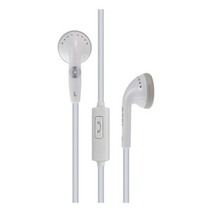 Moki Earphones With Microphone White