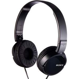 Sony ZX110-MDR Wired On-Ear Headphones – Black | Clear Balanced Sound | Buy Online in NZ