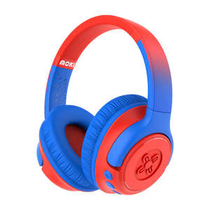 Moki Mixi Kids Wireless Headphones Volume Limited 89dB Blue/Red