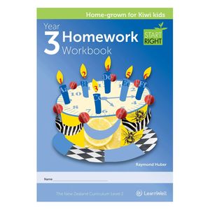 LearnWell Year 3 Homework Start Right Workbook