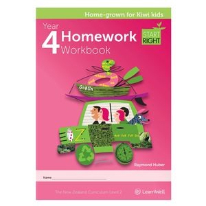 Year 4 Books: Learnwell Year 4 Homework Start Right Workbook
