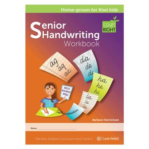 Learnwell Senior Handwriting Start Right Workbook Ages 9 to 12 Years