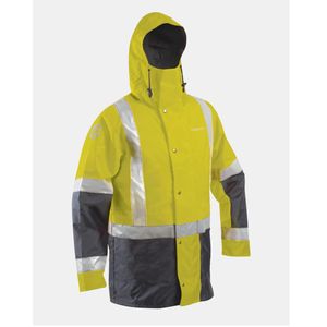 ISO940 Ranger Parka Lime – Hi-Viz Waterproof Jacket for NZ Wet Winter Weather