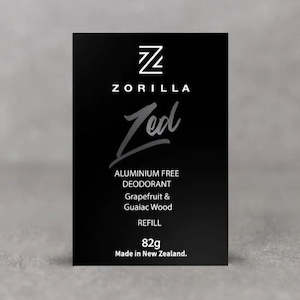 New Zealand Made: Zorilla Deodorant Refill Stick - ZED