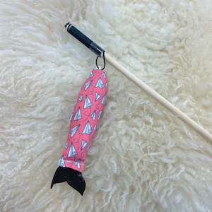 Catnip Fish and Rod Toy