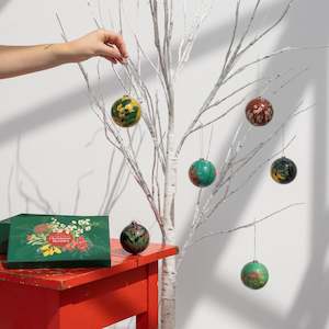 Special Occasions: Flora Christmas Baubles