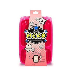 Lunch Bags Boxes: Goodbyn Hero - Neon Pink