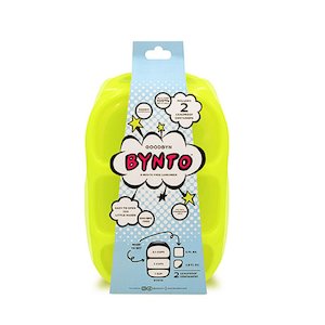 Lunch Bags Boxes: Goodbyn Bynto Lunchbox Dipper Set - Neon Yellow