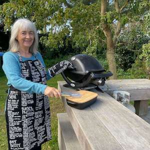 Kitchen: Recipes Apron & Mitt Set - Black