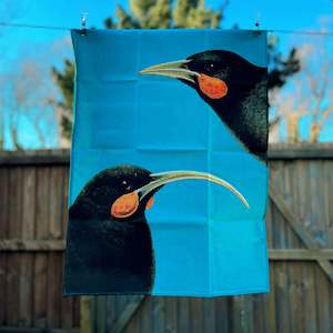 Tea Towels: Bright Huia Tea Towel