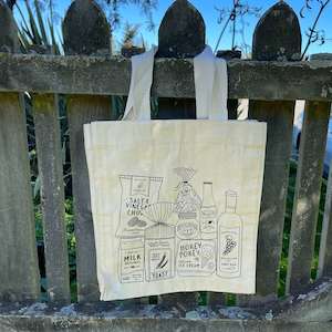 Shopping Totes: Coromandel Canvas Tote - Kiwi Shopping