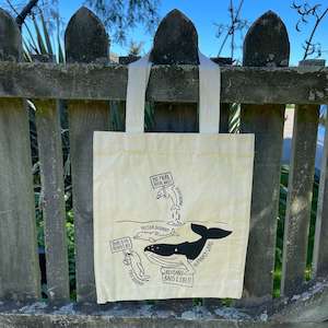 Coromandel Canvas Tote - Dolphin and Whale