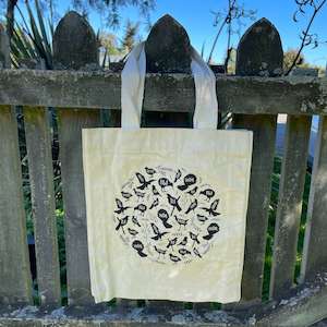 Shopping Totes: Coromandel Canvas Tote - NZ Birds