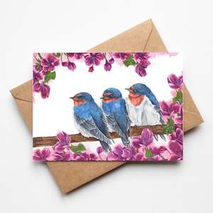 Greeting Cards: Ballad of the Swallows Greeting Card