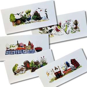 Kiwiana Greeting Cards - Set of Six