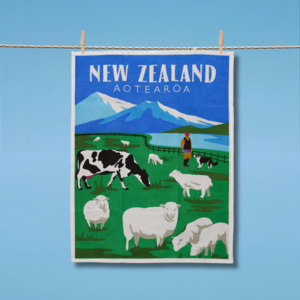 Household: Tea Towel - NZ Farming