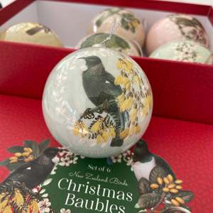 NZ Birds Christmas Baubles