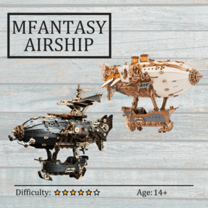 3d Wooden Puzzles: MFantasy Airship