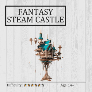 3d Wooden Puzzles: Fantasy Steam Castle