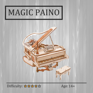 Magic Piano 3D Wooden Puzzle