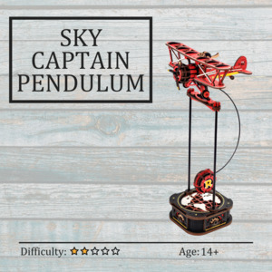 Sky Captain Pendulum 3D Wooden Puzzle