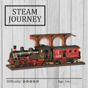 Steam Journey 3D Wooden Puzzle