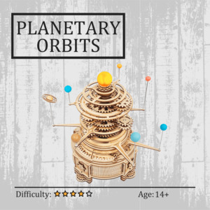 Planetary Orbits 3D Wooden Puzzle