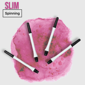 Fit Shaft Carbon Slim Spinning White