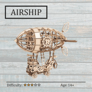 Best Selling: Airship 3D Wooden Puzzle