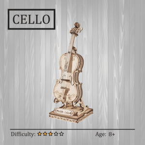 Cello 3D Wooden Puzzle