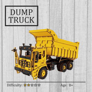 Best Selling: Dump Truck 3D Wooden Puzzle
