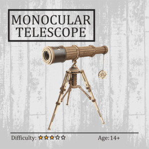 Monocular Telescope 3D Wooden Puzzle
