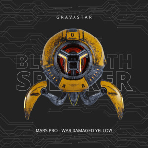 Mars Pro Bluetooth Speaker War Damaged Yellow
