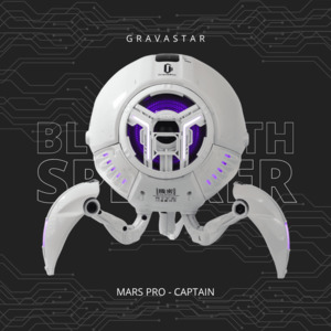 Speakers: Mars Pro Bluetooth Speaker White