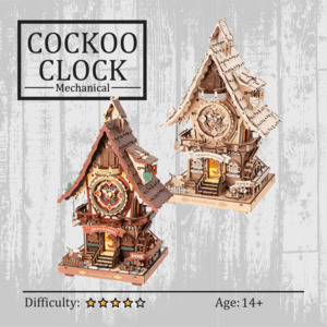 Cuckoo Clock 3D Wooden Puzzle