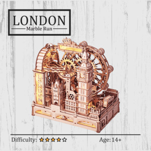 London Marble Run 3D Wooden Puzzle