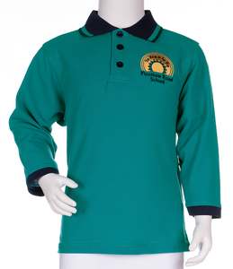 Flanshaw Rd School: Flanshaw Rd School - Long Sleeve Polo Shirt