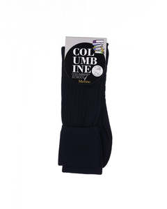 Ahutoetoe School: Ahutoetoe Knee High Socks Navy - Merino (1 Pair) - Columbine