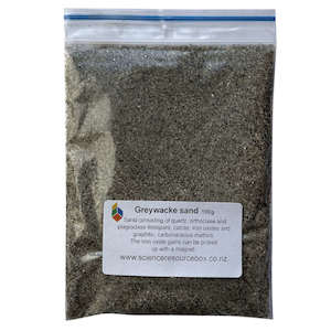 Rocks Minerals Fossils: Greywacke sand