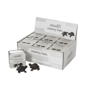 Her: Amalfi Enchanting Turtles 2pcs Set Rustic Brown 4x7cm