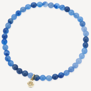 Her: Palas Emporio Blue Aventurine 'Support' Healing Gem Bracelet