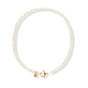 Palas Emporio Pearl Fob necklace/ Wrap Bracelet