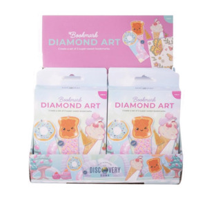 Child Baby: Discovery Zone Diamond Art Bookmarks 3pcs Set - Sweet Treats Multi-Coloured 12x3x19.5cm